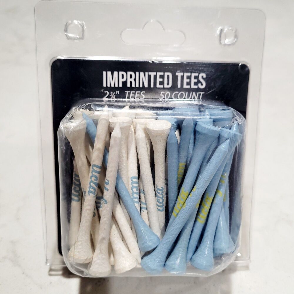 Officially Licensed Collegiate Golf Tees UCLA Bruins 50 Pack NEW SEALED NWT